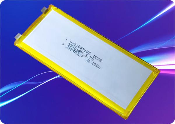 3.7V 5500 mAh Batterie basse température courant de décharge élevé Compacte