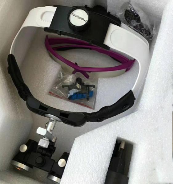 Headband Dental Operatory Light LED 2.5 X 3.5X Loupe Magnification