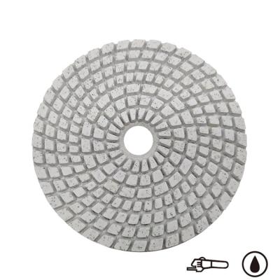 Deyi 100mm 125mm Diamond Polishing Pads 5 polegadas para o mármore