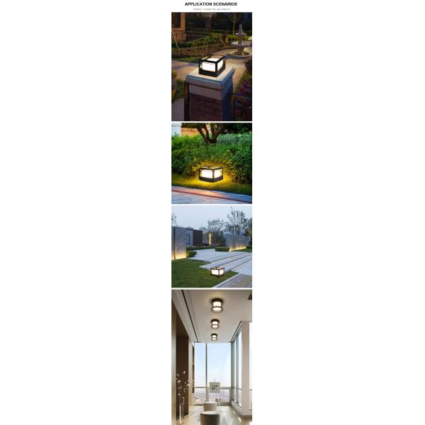 IP65 Waterproof 12W Modern LED Outdoor Wall Light for Light Control in Sleek Design