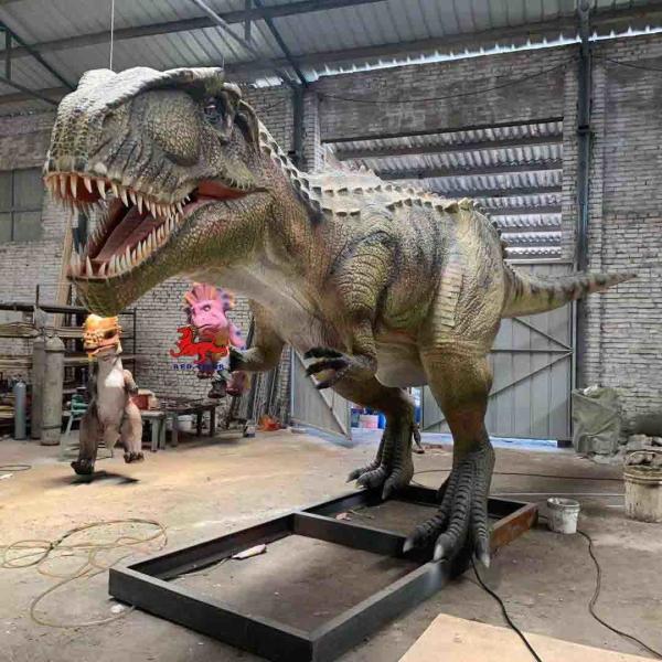 Couleur naturelle modèle de Giganotosaurus de dinosaures de parc du monde jurassique de la CE