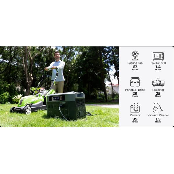 Huge Capacity Portable Power Station 3600W Solar Generator LiFePO4 Battery Expandable to 16384Wh Generador Solar