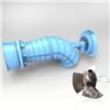 Gerador hidroelétrico tubular Pit Type Convenient Operate da roda de água