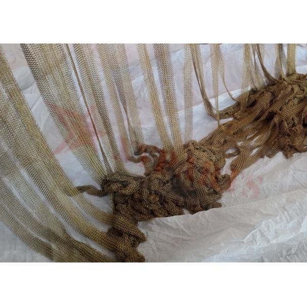 кольцо металла нержавеющей стали 0.53x3.81mm цепляет латунный цвет для занавесов строки