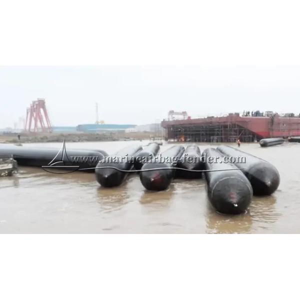 Composed Ship Launching Airbag 0.3m To 3.0m Diameter Natural Rubber Marine Lifting Airbag