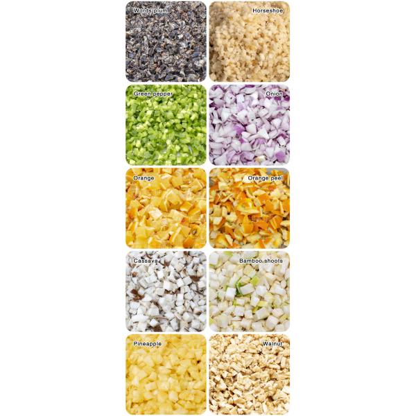 Корня лотоса выхода машины профессионального фрукта и овоща 1000KG/H dicing машина редиски машины большого dicing dicing