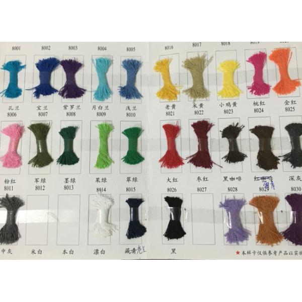 Recycled 100 Percent Pure Cotton Yarn 5S - 20S Dope Dyed Socks Yarn Wear - Resistant