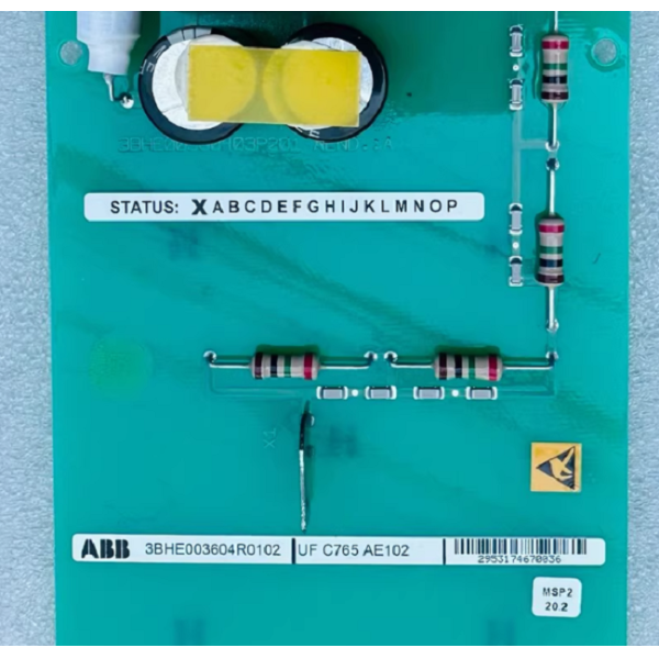 UFC765AE102 3BHE003604R0102 ABB Excitation Control Module IEC 61850 24V DC