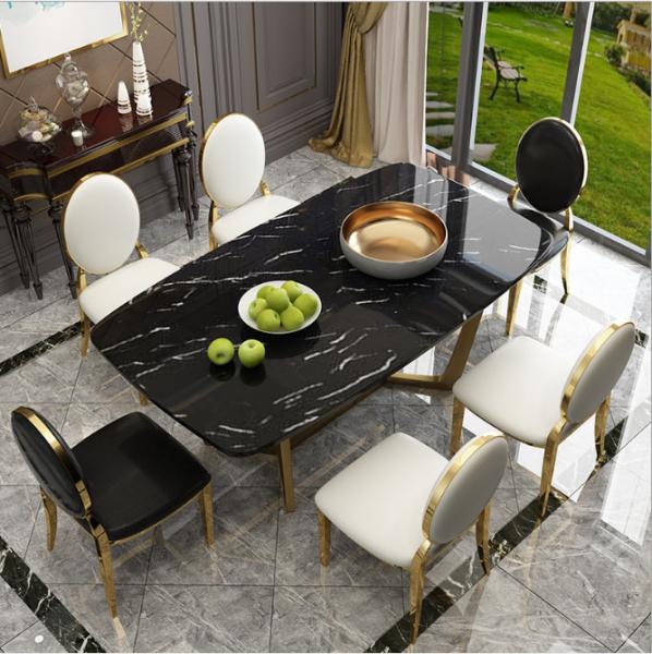 Hot sales Wedding Party Golden Stainless Steel Round Back Dining Chair