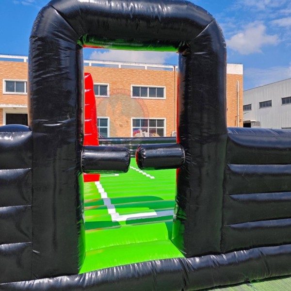 Inflatable Football Field Custom Inflatable Sports Field Outdoor Inflatable Soccer Pitch Commercial Playground for Kids Adults