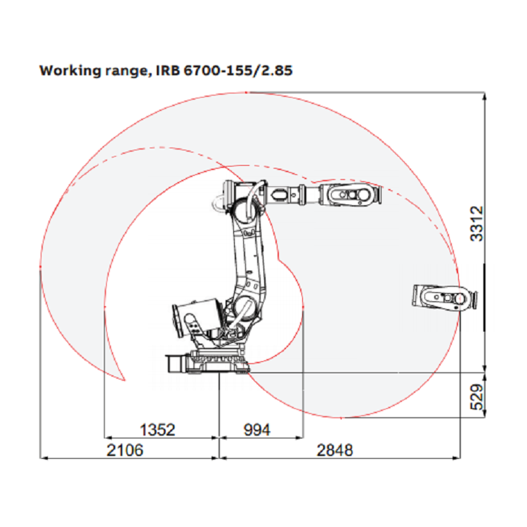 ABB IRB 6700 Industrial Robot Arm