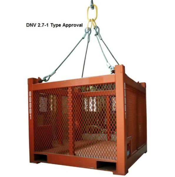 8 Tonne DNV 2.7-1 Wire Rope Sling Assembly 4 Leg Cable Assemblies