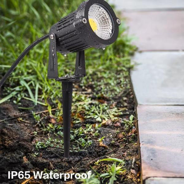 DC12V IP65 810lm Outdoor COB Spotlight Aluminum Body LED Floor Light for Lawn Garden Tree