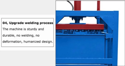 Vertical hydraulic scrap metal baling baler machine for sale