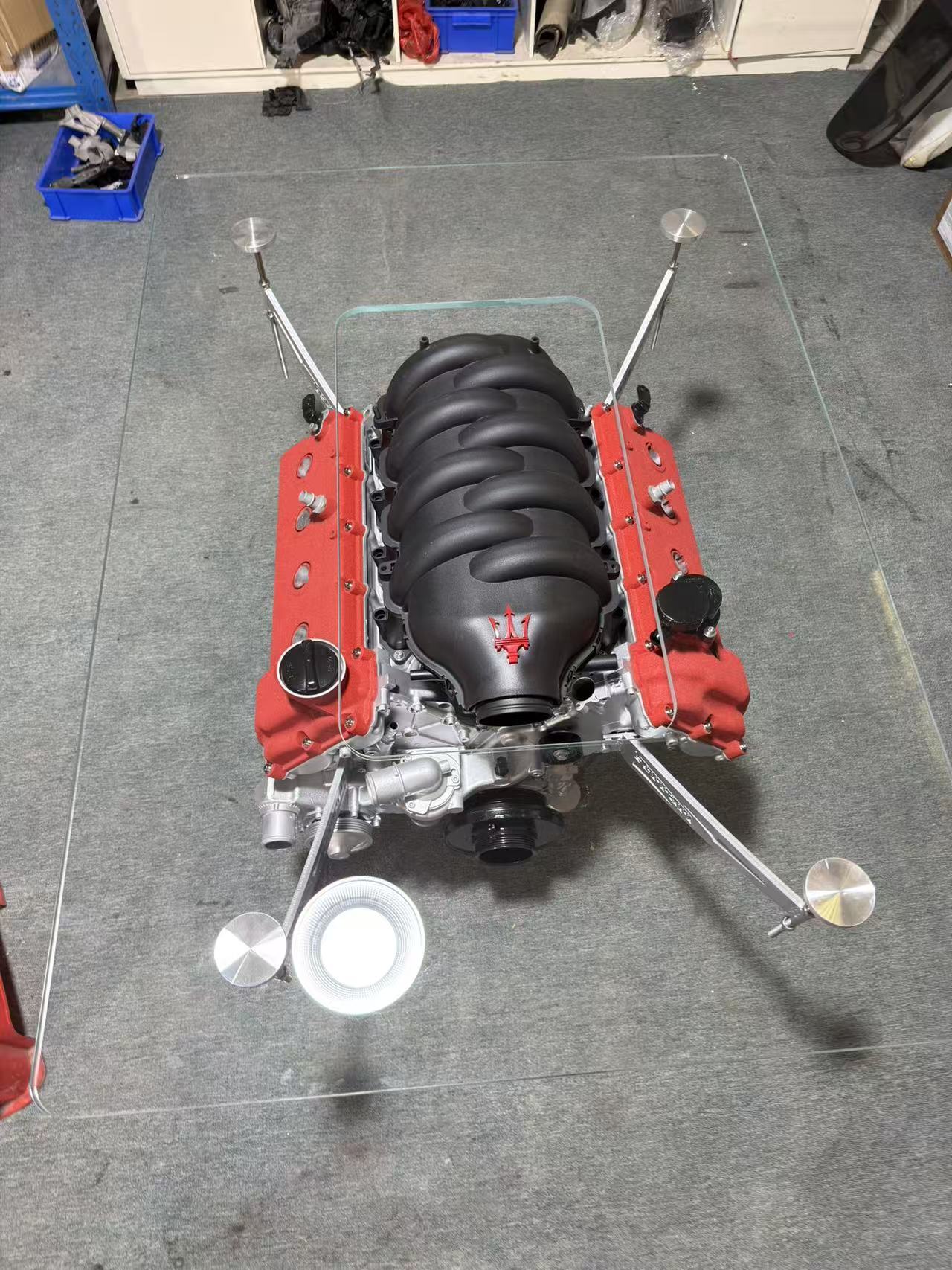 Maserati V8 engine coffee table 230733 239671 281182 281173 281178 281178