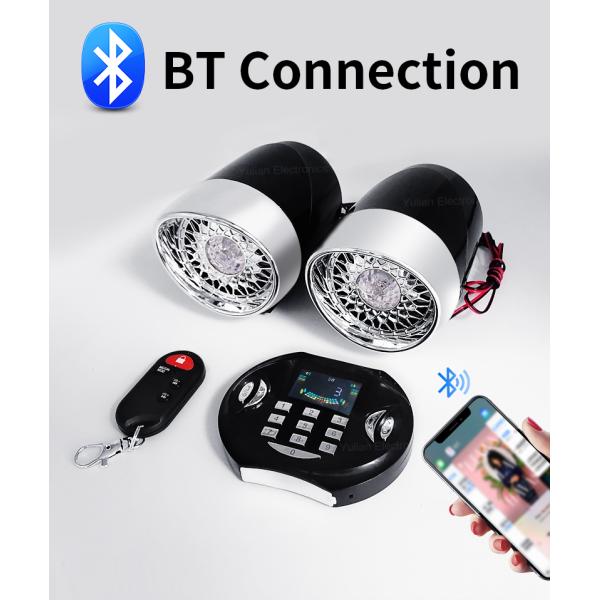 Anti Theft Alarm Motorbike Music Player , 2 X15W Motorcycle Radio Kit