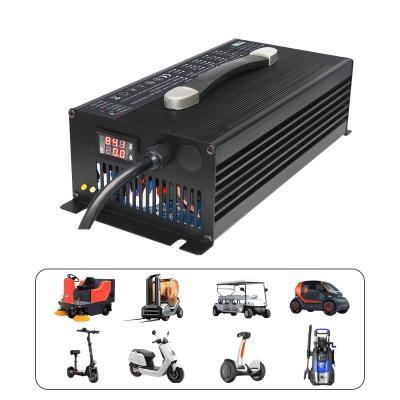 carregador de bateria do carro elétrico da empilhadeira de 120V 60Ah 120Ah poderoso