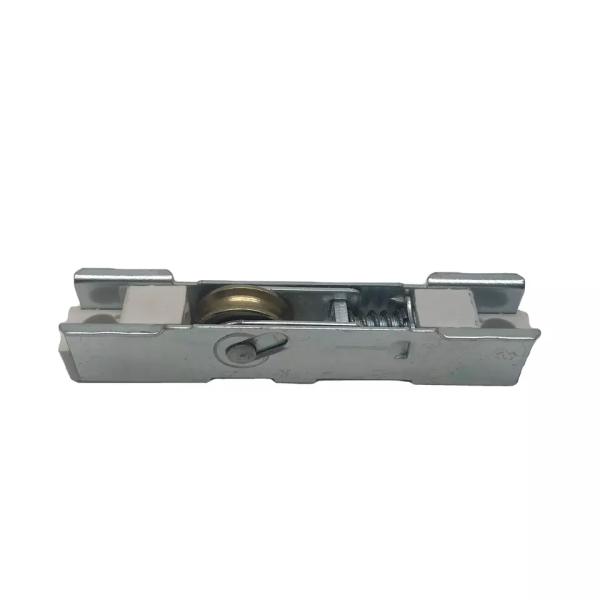 12.5mm*20mm Low Noise Hot-selling UPVC Sliding Roller With Iron Zinc Plating Housing And Iron Wheel Load Capacity 150KG