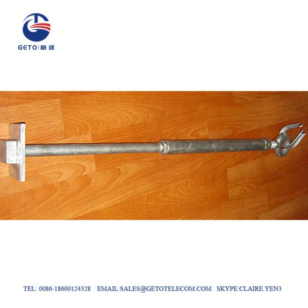 SR ISO9001 6ftx0.5'' Galvanized Steel Pole Line Hardwares