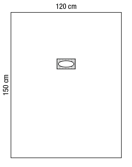 10.SBPP PE SMS SMMS SMMMS Disposable Surgical Drapes For Ophthalmology