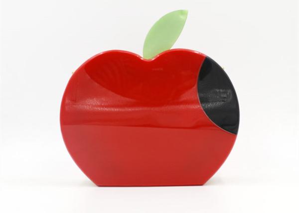 Fashion Apple Shape Evening Clutch Bags Red Everyday Clutch Purse For Party