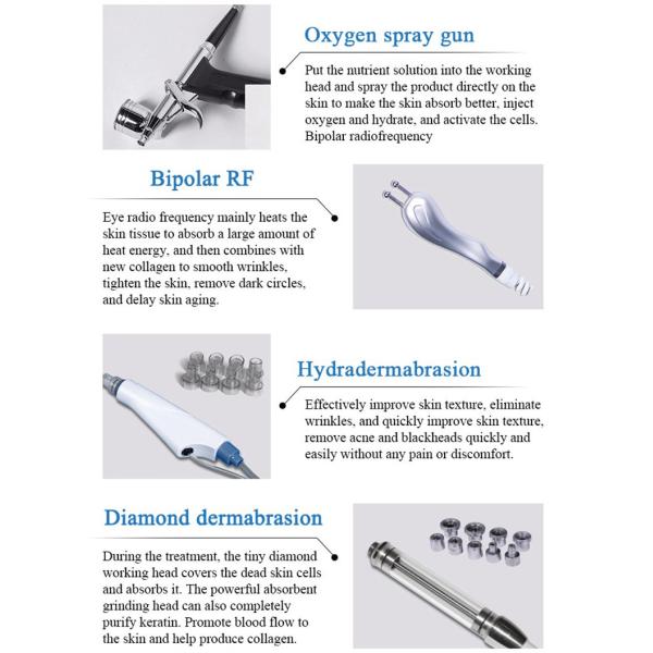 7in1 Hydro Facial Machine With Mask Wrinkle Removal Diamond Peeling