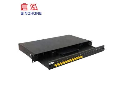12 Port Optical Fiber Distribution Frame For Ribbon Single Fiber