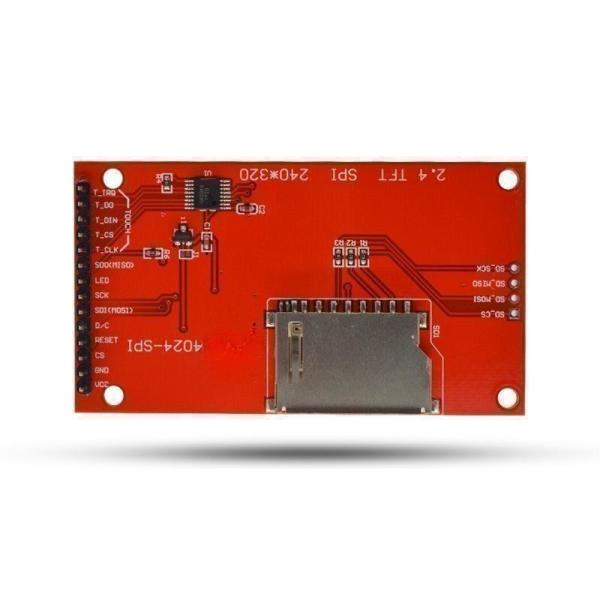 2,4-дюймовый дисплей Uart Tft с разрешением TTL 240x320, 14-контактный 4-проводной последовательный экран SPI