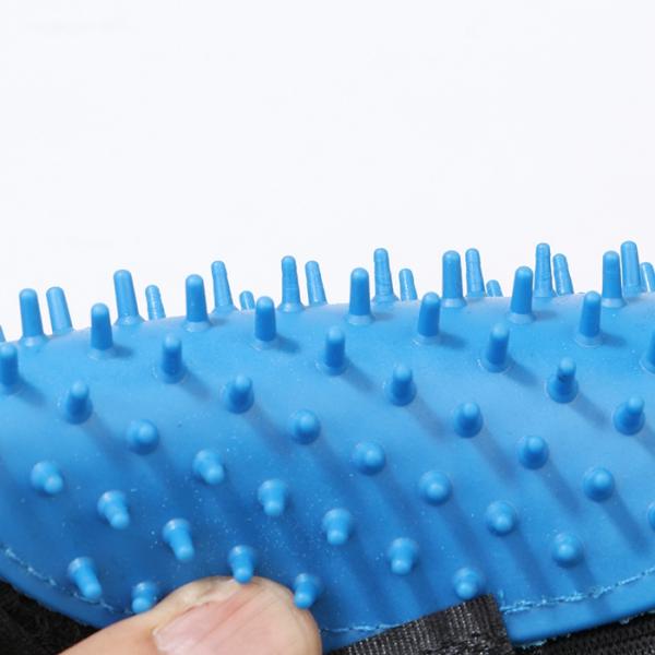 Waterproof Pet Grooming Glove , Comb Dog Glove Hair Removal Carton Packing