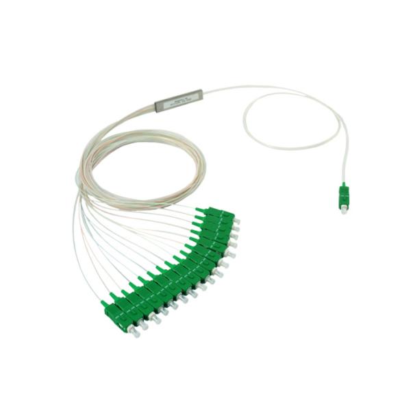 Стальной Splitter оптического волокна трубки 1*16 0.9mm 1.5M PON