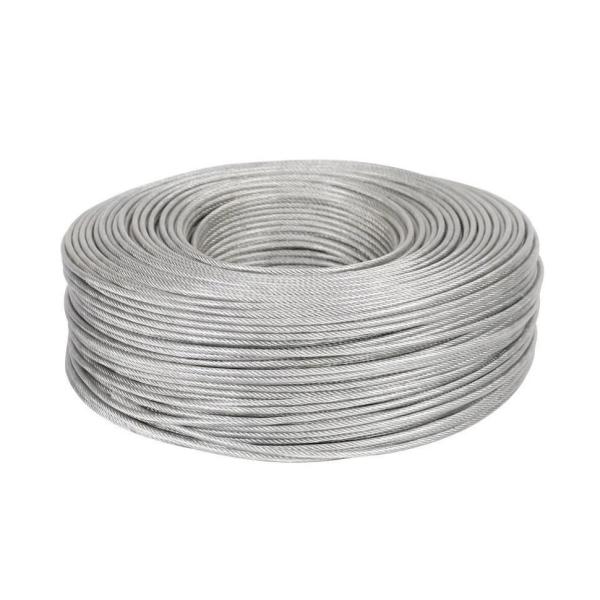 Steel Core Construction Stainless Steel or Galvanized Inner Wire Rope Control Cable