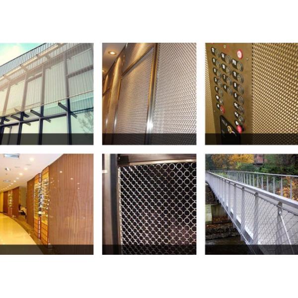 Занавес 1x1.5m ячеистой сети металла 1mm рассекателя комнаты декоративный