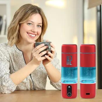 SPE PEM Water Electrolysis Portable Hydrogen Water Bottle 2000ppb Touch Control