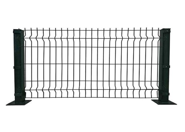 3d V Mesh Clôture en Pvc Vert / Noir / Gris Clôture métallique