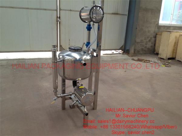 groupe en arête de poisson de récepteur de conteneur à remplir de salon de traite 80L