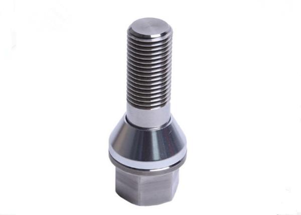 High Strength Titanium Wheel Bolts 6AL4V Titanium Lug Nuts Polished Surface