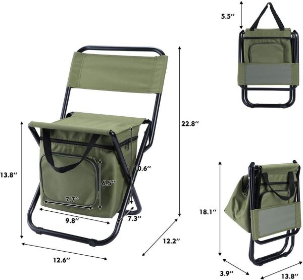 Camping Stool Portable Stool Portable Chair Mini Foldable Stool Fishing Stool for Adults Fishing Hiking Gardenin