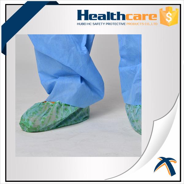 Cor personalizada impermeável da anti tampa médica cirúrgica descartável da bota do patim