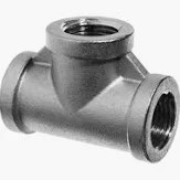 High Pressure 3000 PSI Stainless Steel Tee