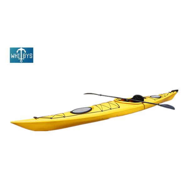 Innovative Design Sit In Kayak ,  LLDPE Single Sit Inside Tandem Kayak With Rudder System