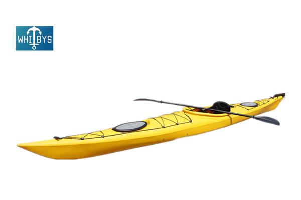 Innovative Design Sit In Kayak ,  LLDPE Single Sit Inside Tandem Kayak With Rudder System