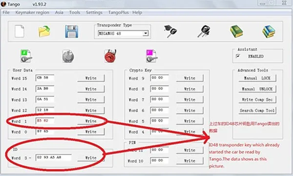 ID48 Transponder Chip For Tango Pro OEM Copy ID48 Chip