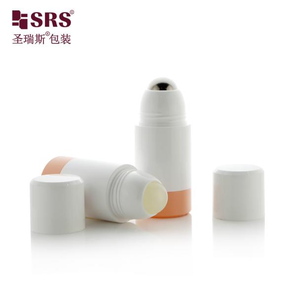 Customized Plastic Roll On Bottle 50ml With Screw On Closure