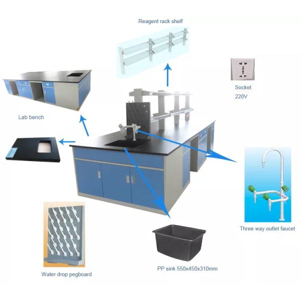 PP тонут таблица лаборатории современной мебели лаборатории огнеупорная с раковиной