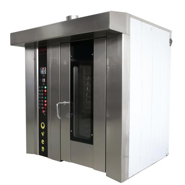 Industrial Bakery Equipment Baking Machine Hot Air Rotary Rack Oven for Bread Cake Toast