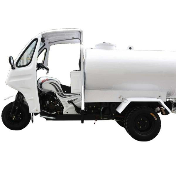 300CC Semi-cabine réservoir d'eau Tricycles Tuk Tuk 3 roues Motorcycle bordure Poids ≥500kg