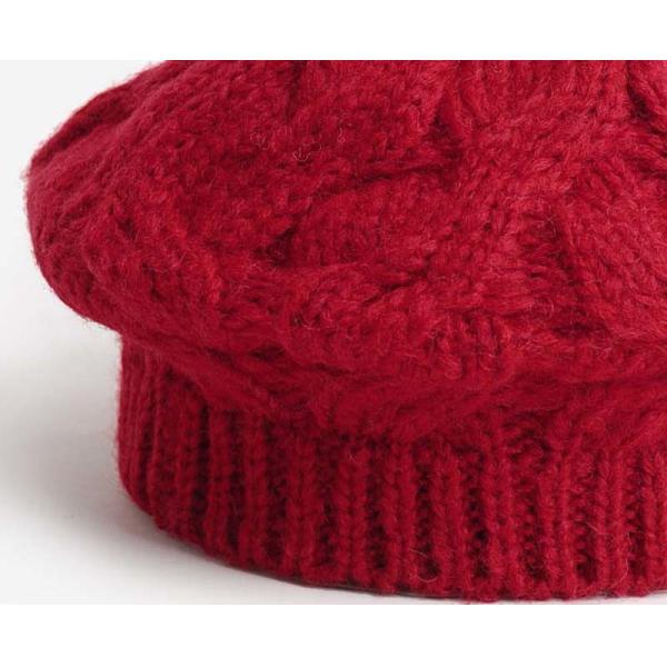 Winter Women Knit Beanie Hats 56cm Pom Pom Fur Beanie BIO Washed Cotton