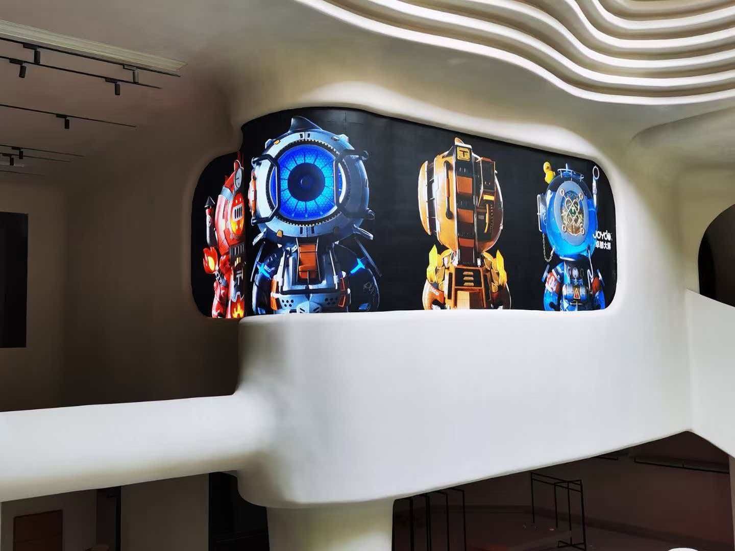 Indoor P1.25 LED Flexible Display 600 - 650cd Brightness 240x120mm 160° Viewing Angle