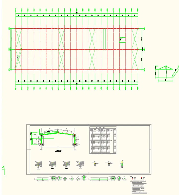 Corrosion Resistant Low Maintenance Steel Structure Poultry Farm Building with Galvanized Light Steel Frames