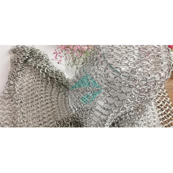 Серебряная покрытая сетка кольца нержавеющей стали круга 304